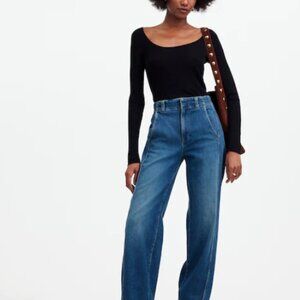 Madewell Tapered Darted Trousers Jeans NWT